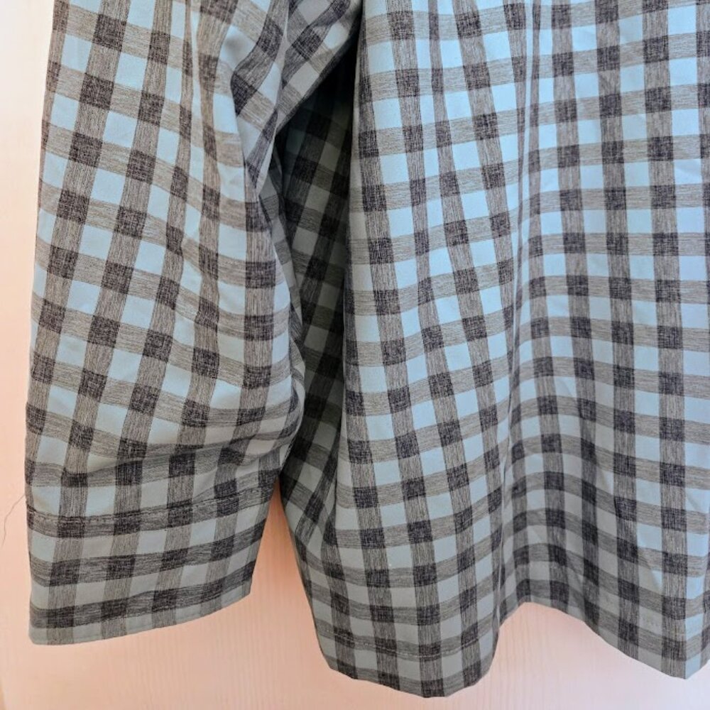 Habit men's sunblock L/S blue checked shirt Size 2XL - Picture 3 of 8